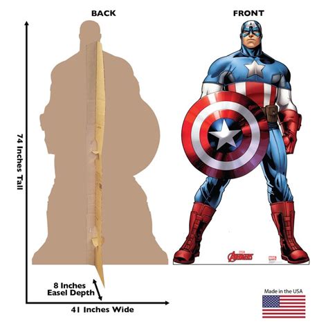 Advanced Graphics Captain America Avengers Animated Standup Reviews