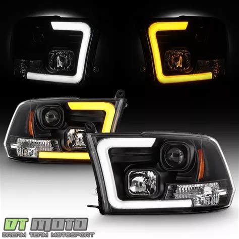 Par Faros Negro Interior Led Drl Ram Laramie L Meses Sin