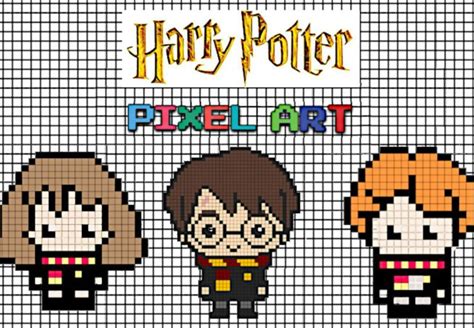 Pixel Art Harry Potter Facile Dessin Facile Mod Le Difficile