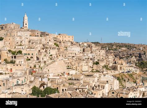 Matera Ancient Town Sassi Di Matera Basilicata Southern Italy