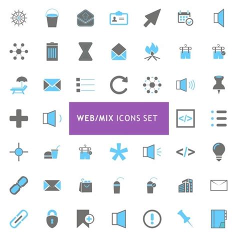 vector icons  web