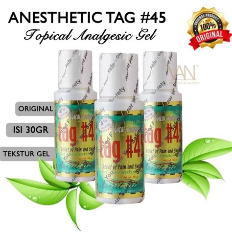 jual anestesi tag  original   usa topical analgesic gel