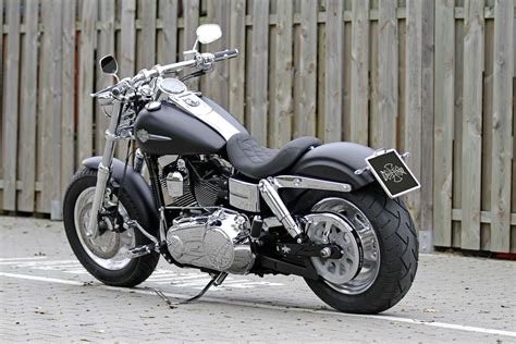 Thunderbike Garde boue arrière Fatbob pour pneu de 200 mm Harley