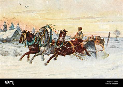 Troika Russa Vigtsk - Troika in snow russia -Fotos und -Bildmaterial in hoher Auflösung – Alamy
