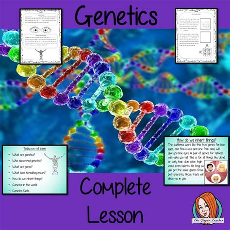 Genetics Science Lesson Science Lessons Genetics Lesson Genetics Facts