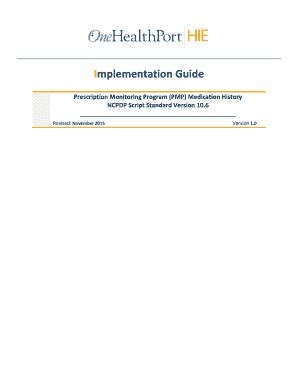 Fillable Online Implementation Guide Onehealthport Fax Email