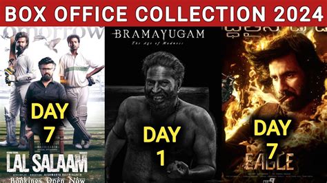 Bramayugam Box Office Collection Lal Salaam Box Office Collection Eagle