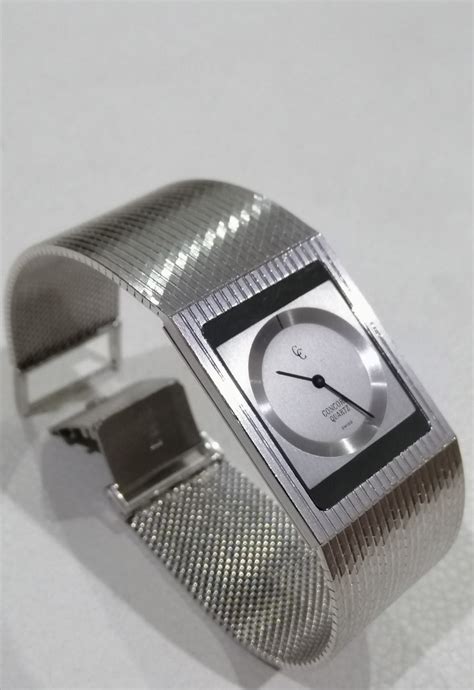 Concord 18k White Gold Cartier Piaget Chopard LV Prada Hermes Luxury