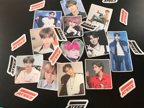 Ateez Sticker 12 Pack Etsy