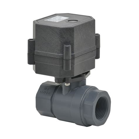 Way Plastic Ma Motorized Modulating Control Ball Valve