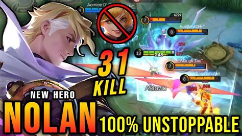 Kills X Maniac Cosmic Wayfinder Nolan Mlbb New Hero