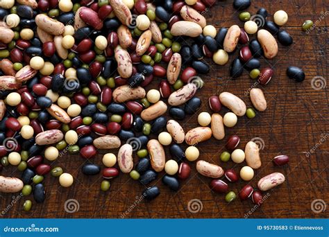 Mixed Dry Beans Stock Image Image Of Pattern Selection 95730583