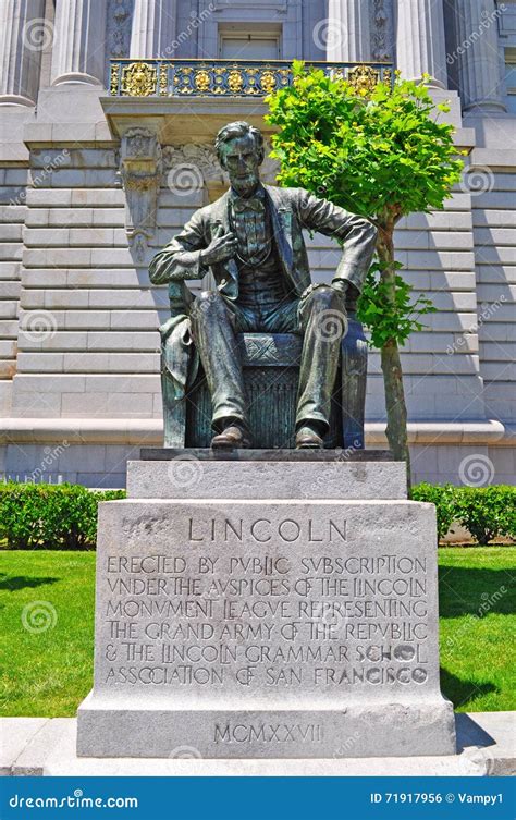 San Francisco Public Monument Abraham Lincoln Statue President