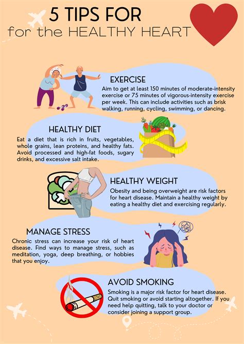 5 tips for healthy heart | Healthy heart tips, Heart healthy, Heart