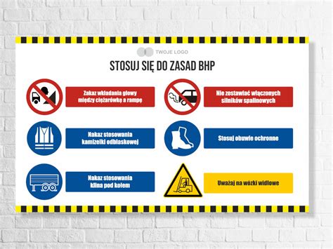 Tablica BHP Ze Znakami Dibond 3mm Usprawniaj Pl