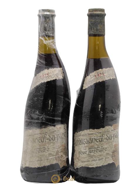 Acheter Châteauneuf du Pape La Fiole Pere Anselme 1975 lot B2231832 4818