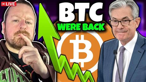 Bitcoin Price Is Back Jerome Powell Testifies In Congress Did You Get