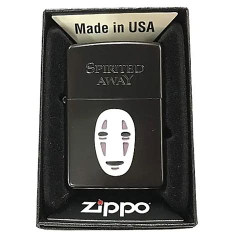 Zippo Kaonashi No Face Spirited Away Studio Ghibli M Tal Laiton Noir