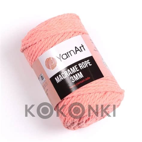 Sznurek Yarnart Macrame Rope Mm Ososiowy Kokonki Motki Ombre