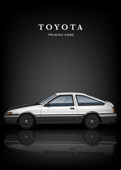 Toyota Sprinter Trueno Ae86 Posters And Prints By Dio Saputro Printler