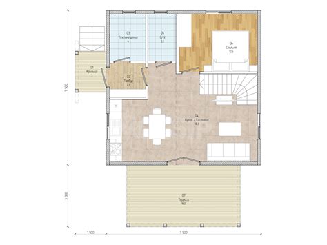 Проект дома из СИП панелей «Уют» - МосSip