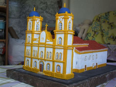 Réplica em cerâmica da Igreja Matriz de São Francisco do Sul S C