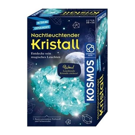 Mukk Spielwaren M Nster Kosmos Nachtleuchtender Kristall Kosmos