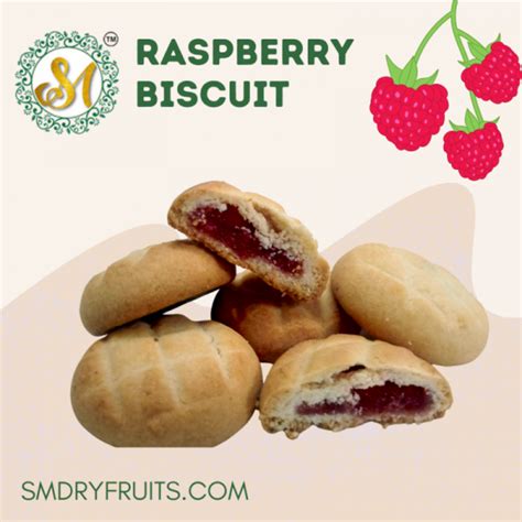 Raspberry Biscuits 1kg S M Dryfruits