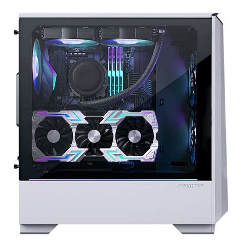 Phanteks Eclipse P A Tg White Mid Tower Emag Bg