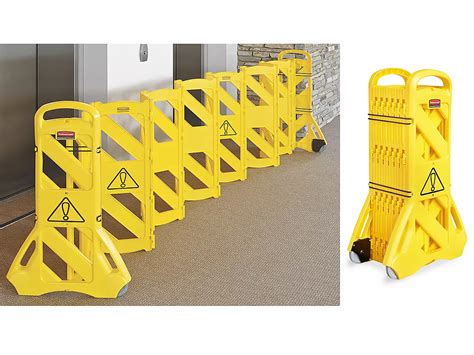 Rubbermaid® Mobile Safety Barriers In Stock Ulineca