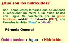 25 Ejemplos de Hidróxidos