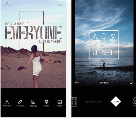 Aplicaciones Para Poner Texto En Tus Fotos Android O IOS NoSeHacerlo