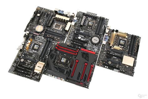 Bilder Z Mainboards Im Test Platinen Von Asrock Asus Gigabyte