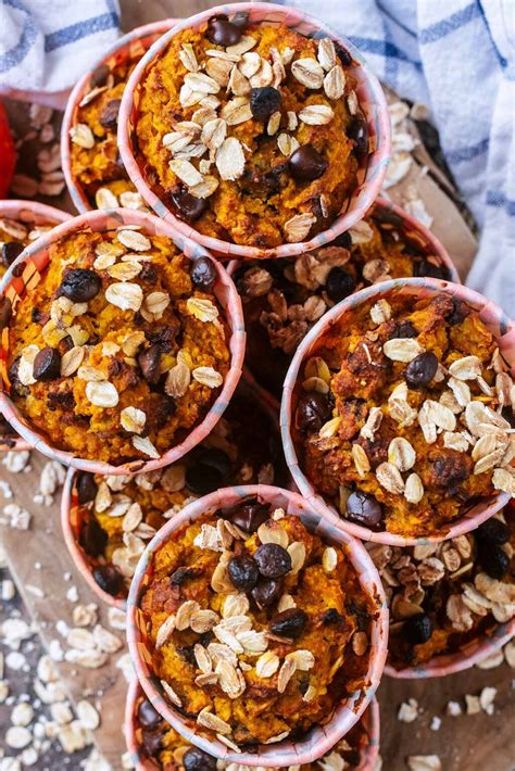 Healthy Pumpkin Oat Muffins Hungry Healthy Happy