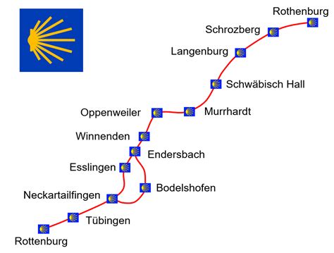 Jakobsweg Von Rothenburg Bis Rottenburg