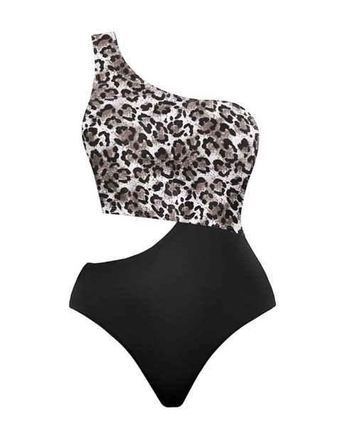 Inadays Womens One Piece Swimsuits One Shoulder Bathing Suits