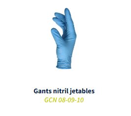 Gants Nitril R Sistant Jetables Bleu L P Consommable Carrosserie