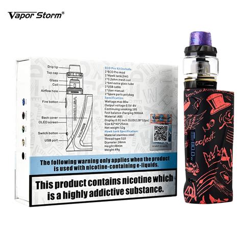 Cigarette Lectronique Originale Vapor Storm Eco Pro Tc W Kit