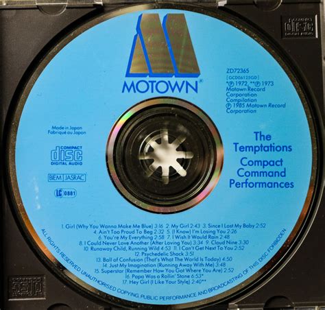 Page 2 Temptations Greatest Hits Vinyl Records Lp Cd