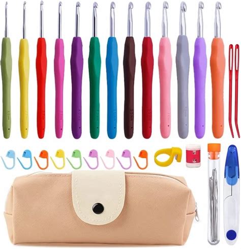 Ganchillos Para Crochet 37pcs Crochet Kit Agujas Ganchillos