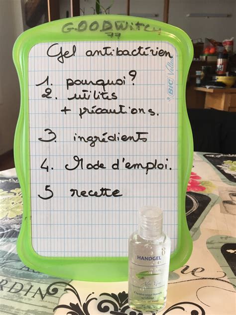 DIY gel anti bactérien fait maison Comment le faire soi même