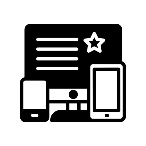 Responsive Design Icon In Vector Illustration 33662515 Vector Art At