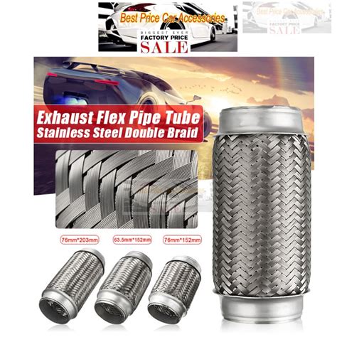 Exhaust Flex Pipe Stainless Steel Double Braid Shopee Malaysia