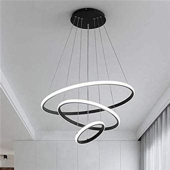 Plafonnier Led En Forme De Cercle Goeco Anneaux En Aluminium W