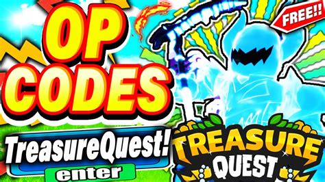 TREASURE QUEST CODES FREE WEPONS ALL NEW SECRET OP ROBLOX TREASURE