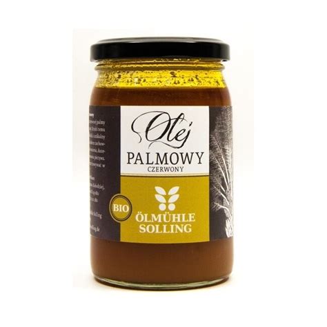 Olej palmowy czerwony na zimno tłoczony 250 ml BIO Olmuhle Solling cena