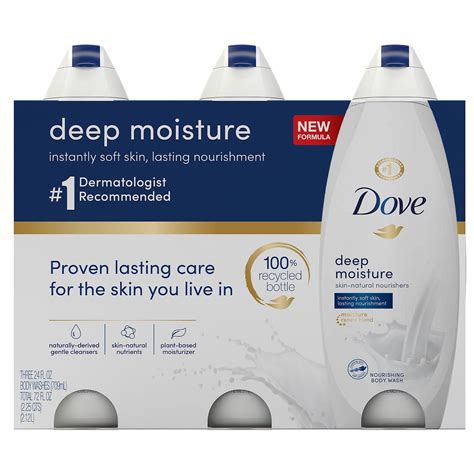 Dove Nourishing Body Wash Deep Moisture Fl Oz Pk Walmart