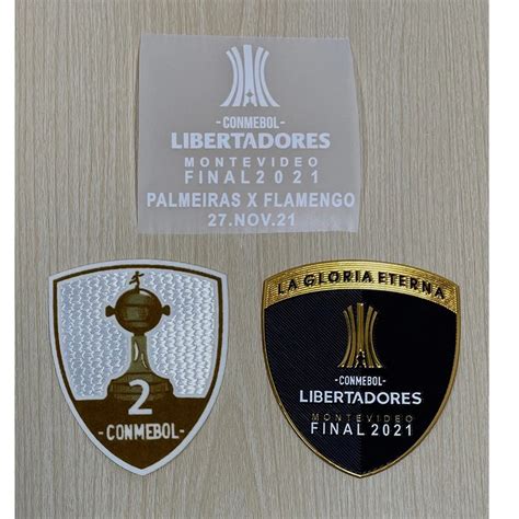 Kit Patch Final Libertadores 21 Match Day Palmeiras X Flamengo