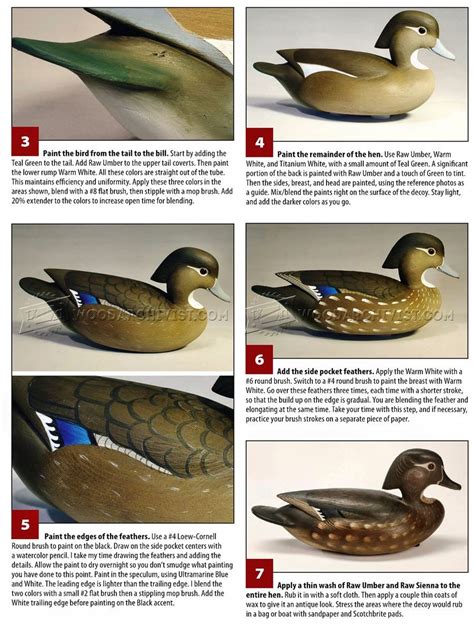 Duck Carving Decoy Carving Bird Carving Wood Carving Patterns