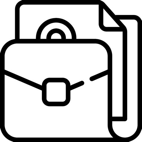 Briefcase Portfolio Vector SVG Icon SVG Repo